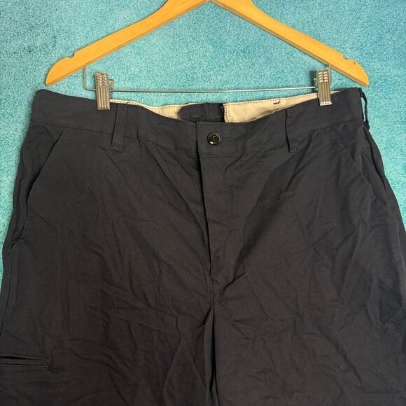Red Kap Work Shorts Mens 38 Navy Blue Utility Industrial Workwear Made Mexico - Picture 3 of 15